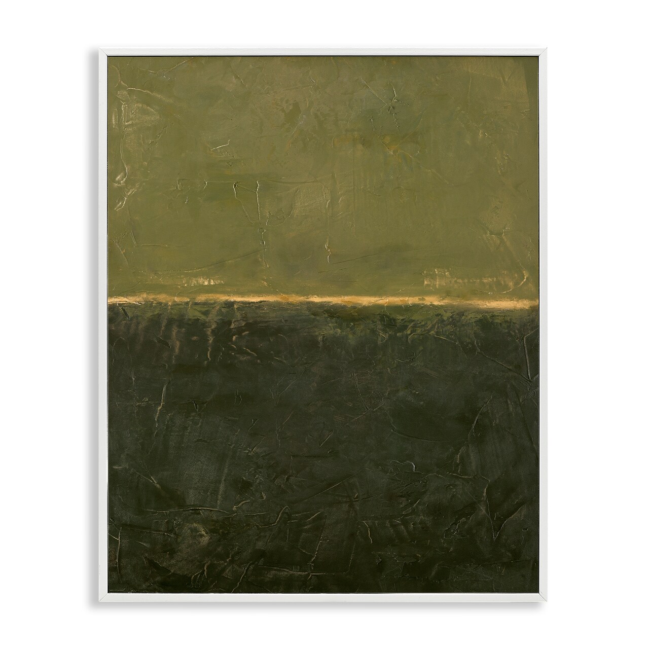 Stupell Industries Green Hued Rustic Abstract Framed Giclee By Design Fabrikken